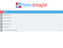 Tablet Screenshot of elektrosmog24.de
